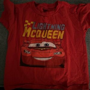 5T lightning mcqueen t-shirt.